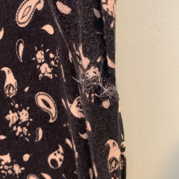 Kurta *damaged* Black and Tan Patterned Women’s Approx. Medium - Picture 4 of 7